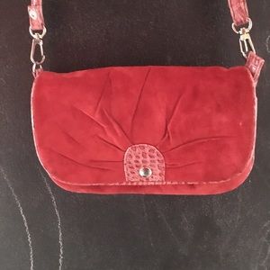 Coral red bag